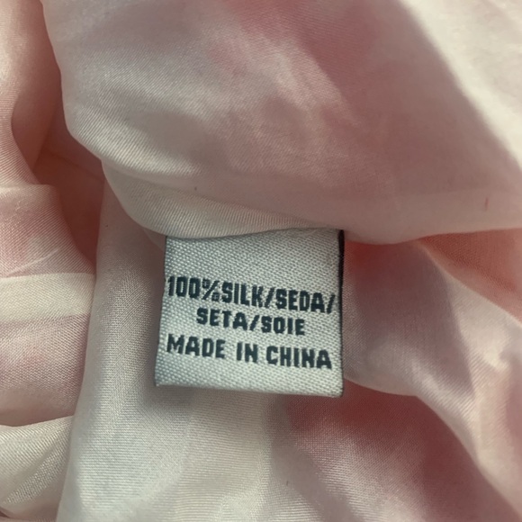 VTG Y2K Tibi 100% Silk Babydoll Coral Print Halter Top NWT Size 4 - Picture 6 of 9